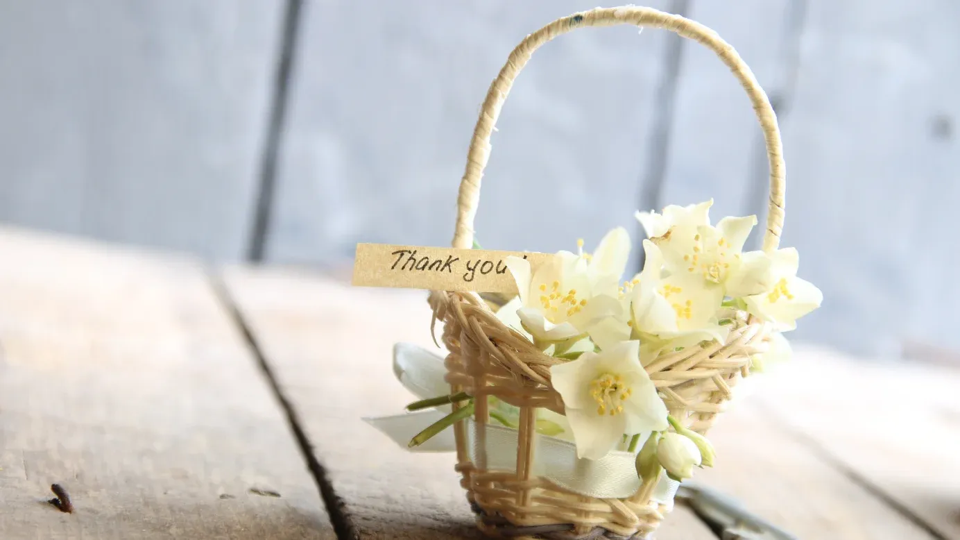 gratitude basket