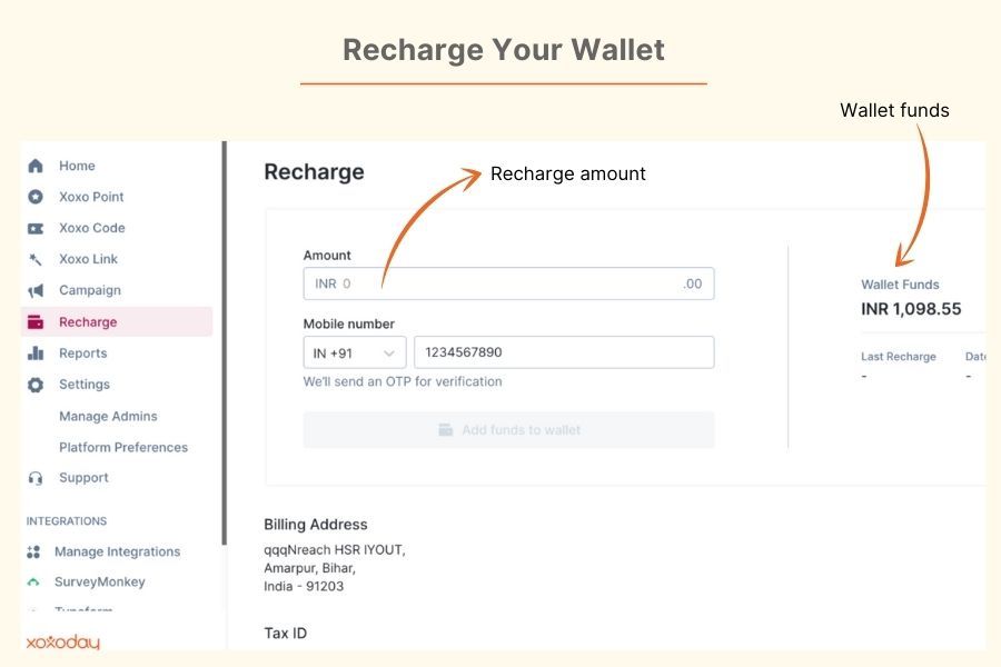 Recharge Your Wallet