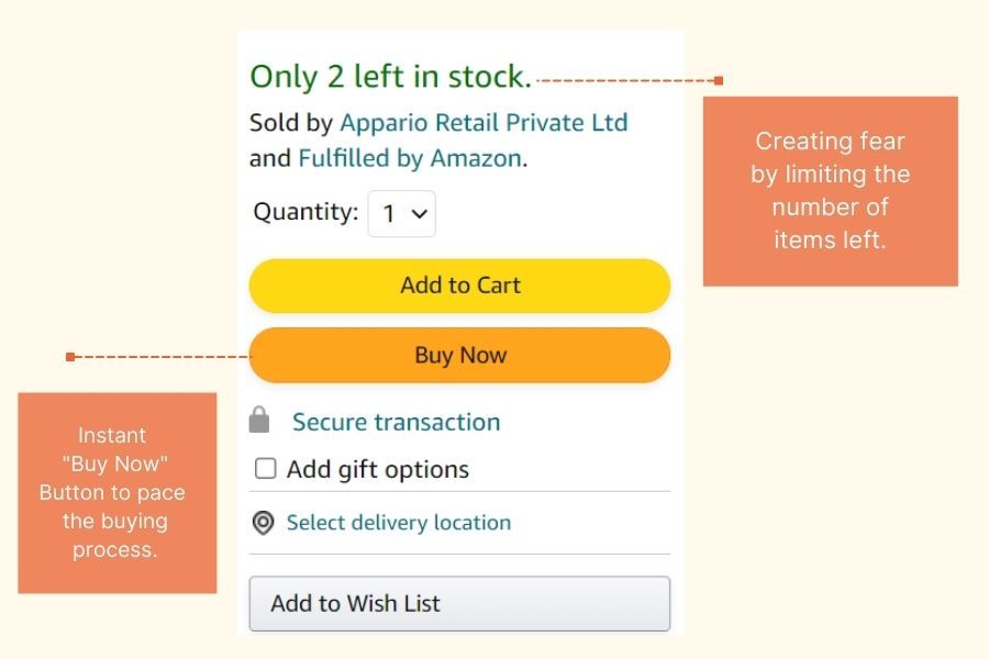 Amazon purchase journey