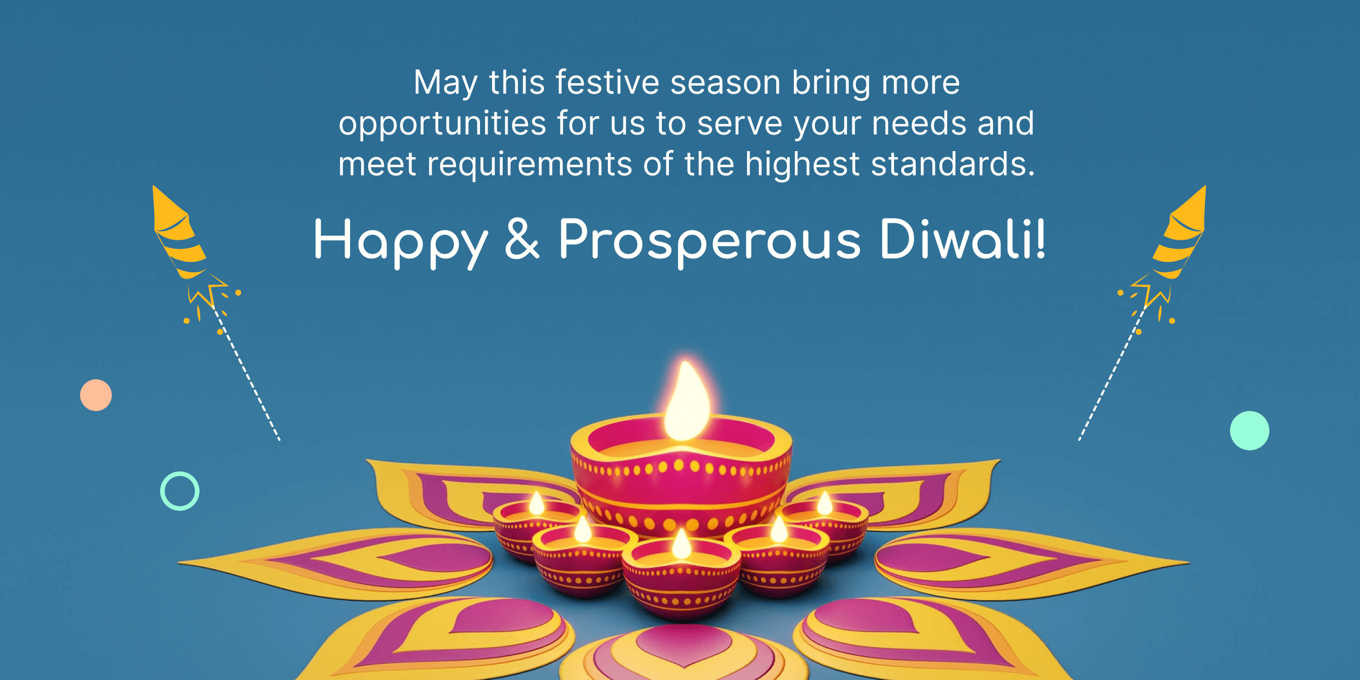 Generous Diwali Wishes for Clients