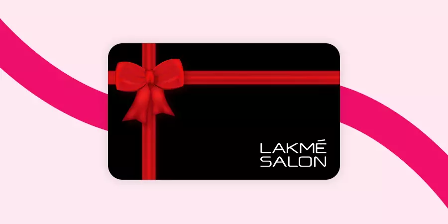 Lakmé's salons gift cards