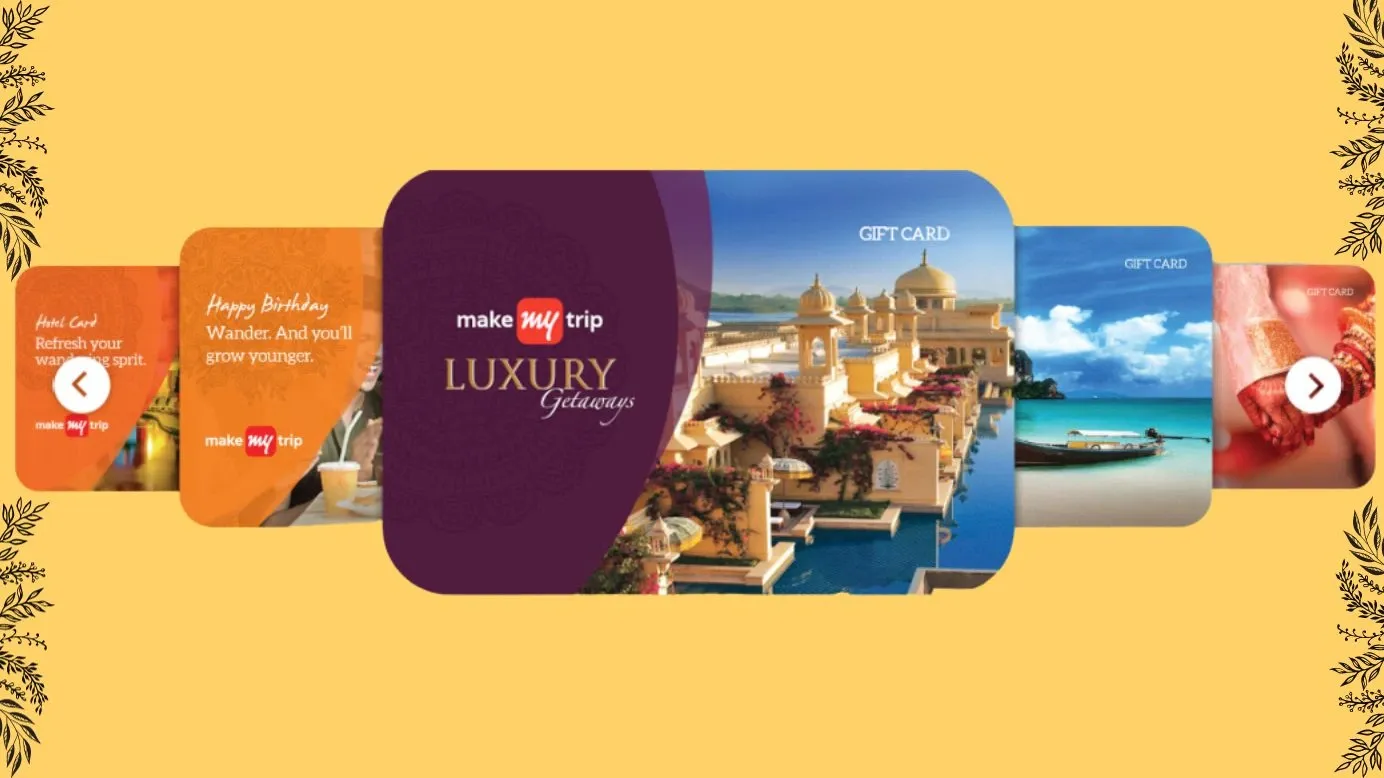 MakeMyTrip gift card