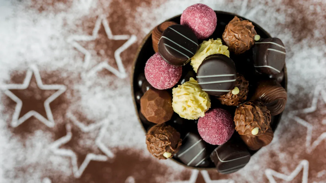 Luxury chocolate truffles