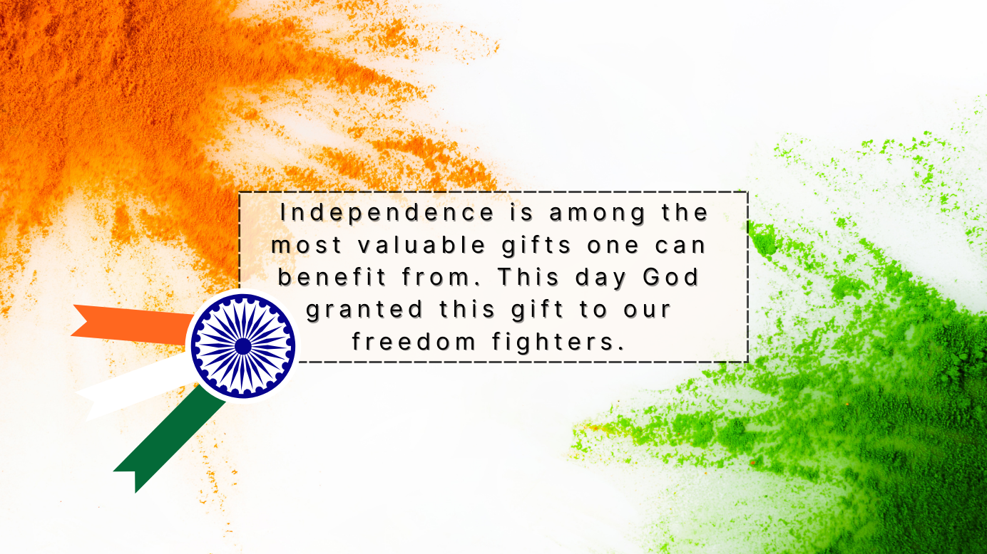 Indian Independence Day message 2