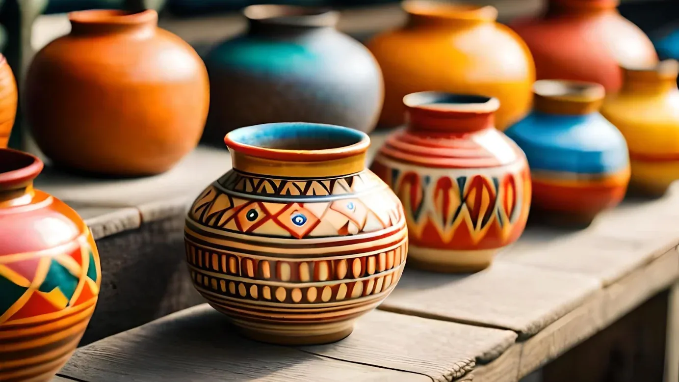 handmade pots