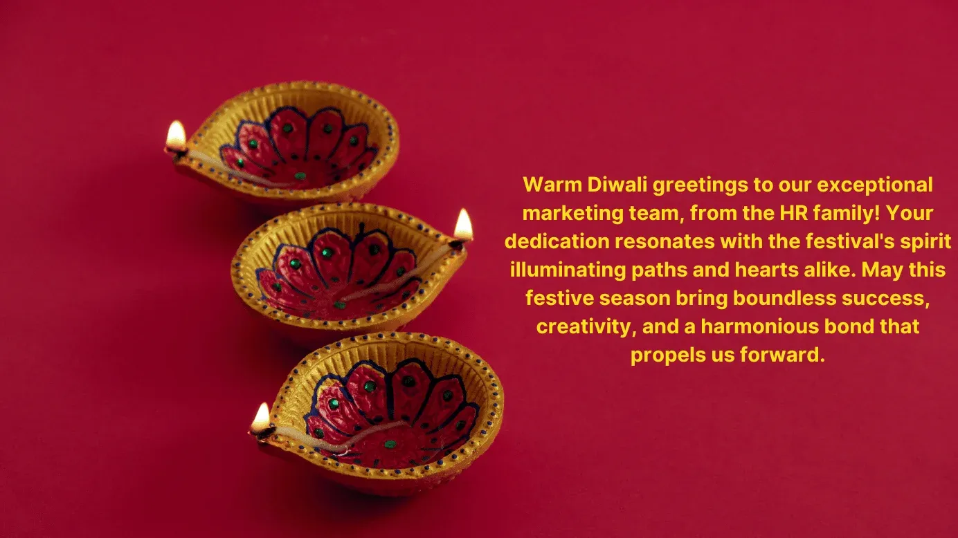 Diwali messages to HR team 1