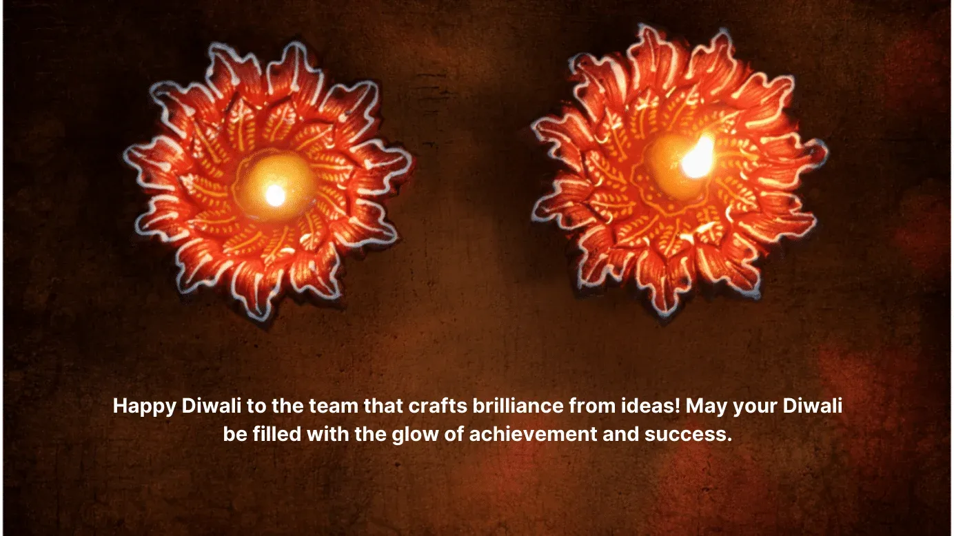 Diwali greetings to product team 3