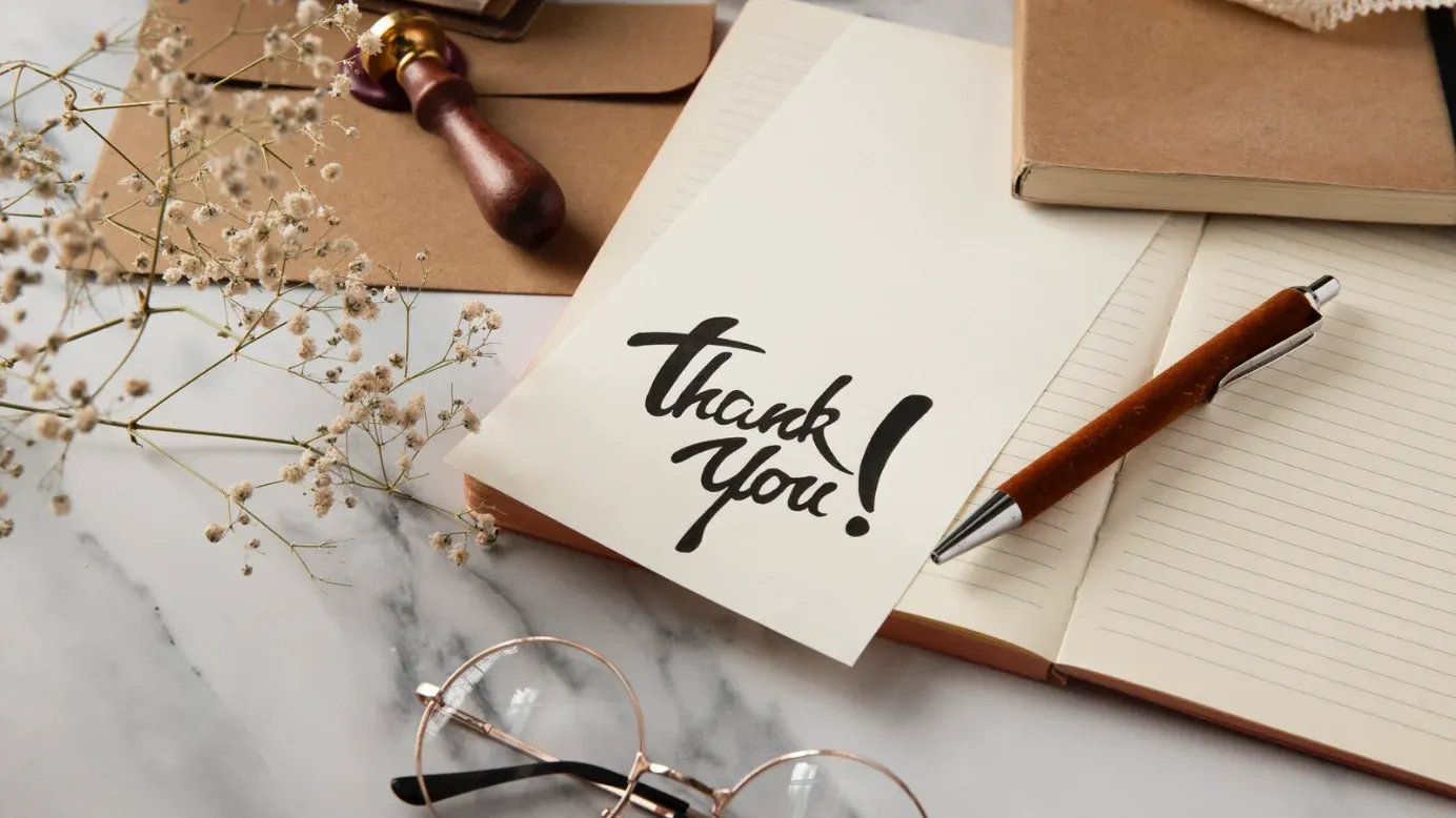 Personalized thank-you notes