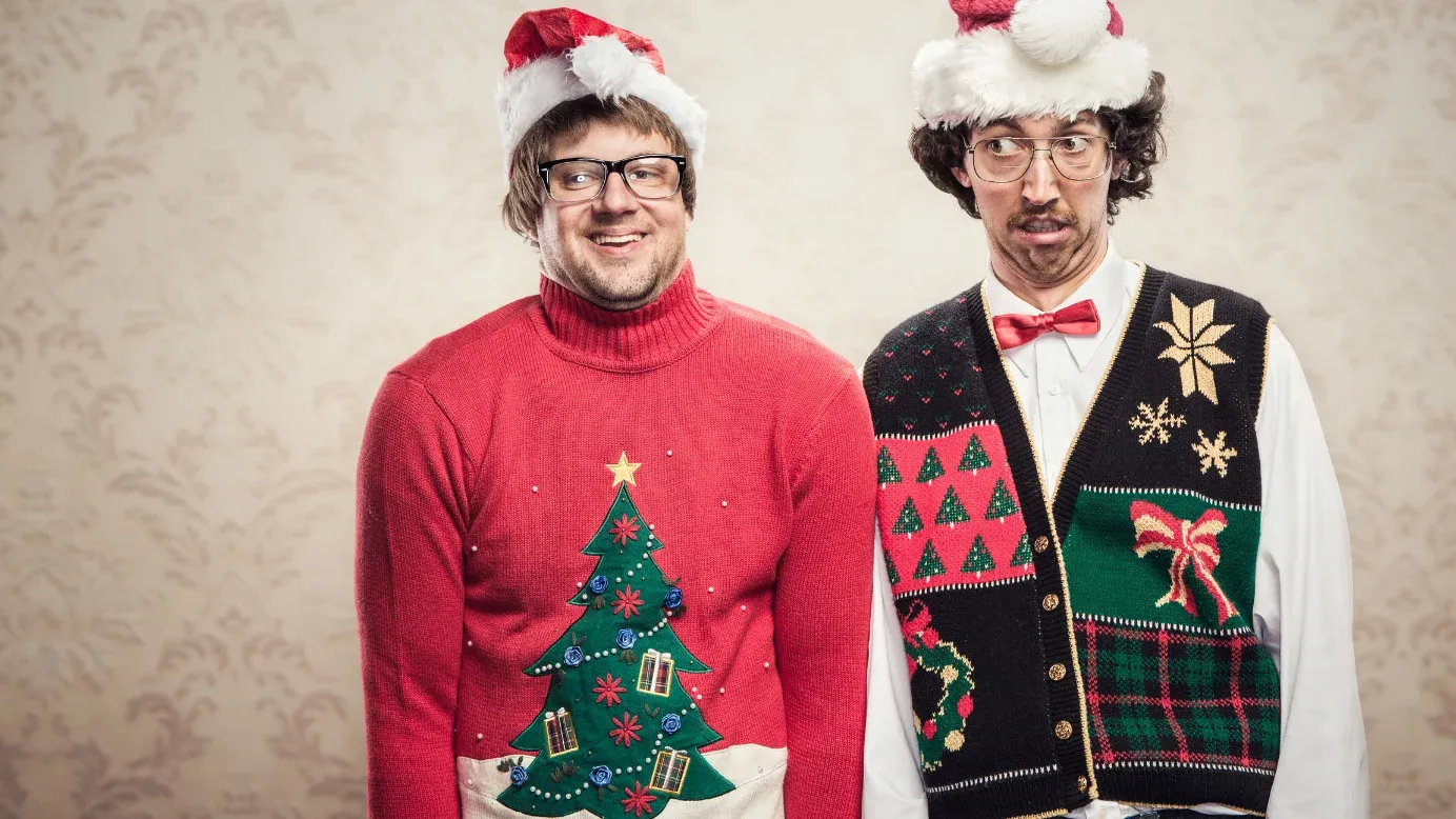 Ugly christmas sweater competition