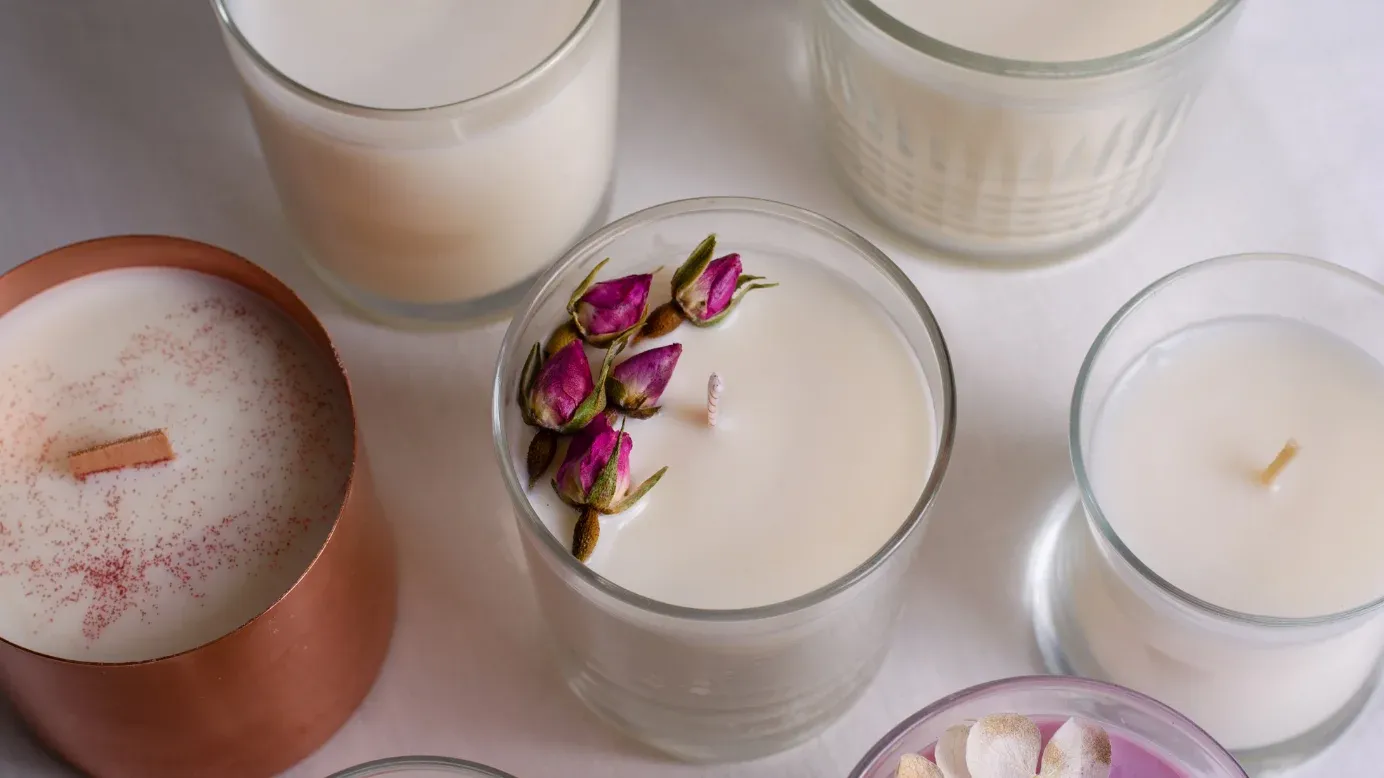 Cherry Blossom-scented candles