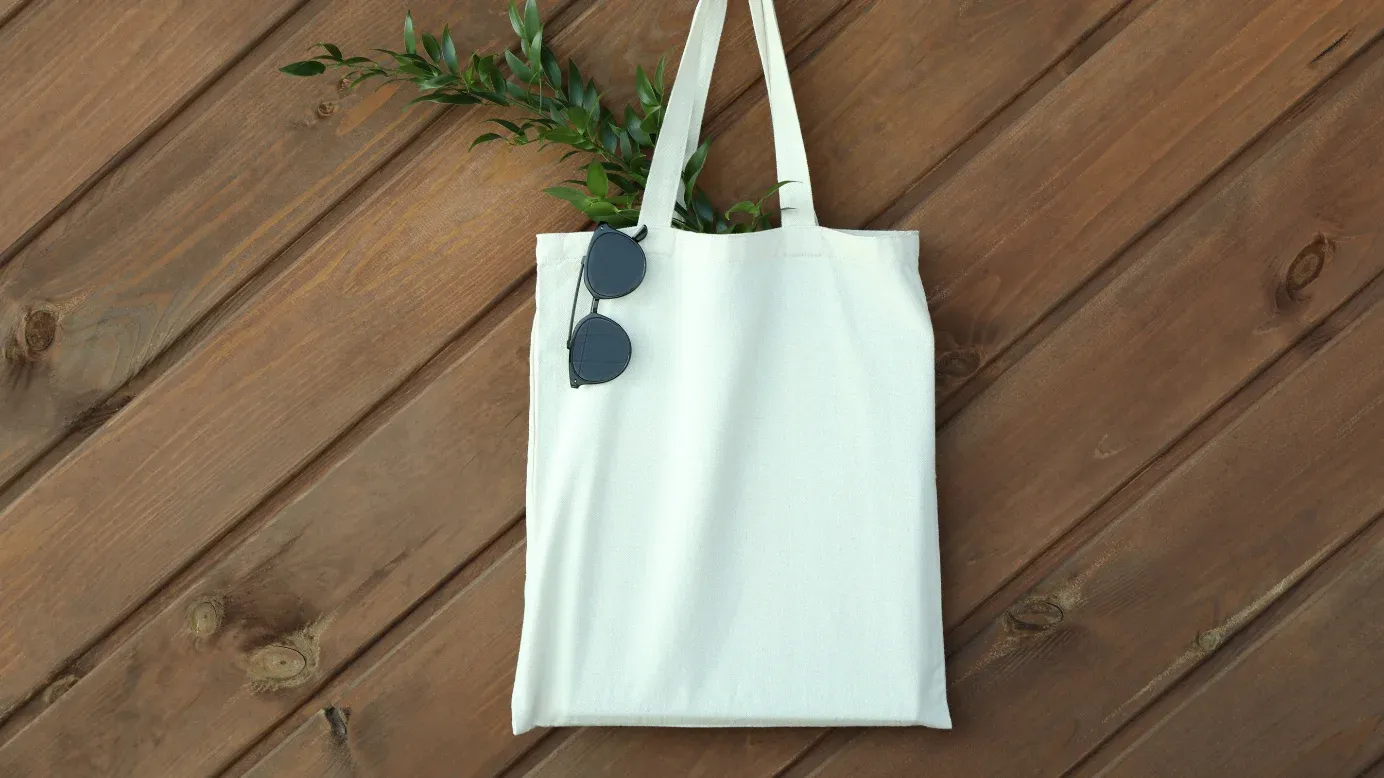 Reusable eco-friendly tote bags