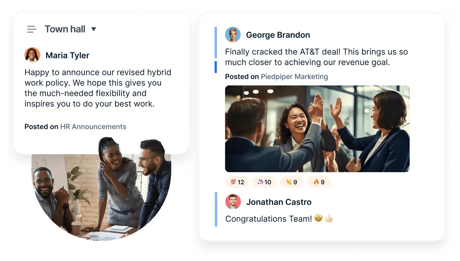Connect & align distributed teams