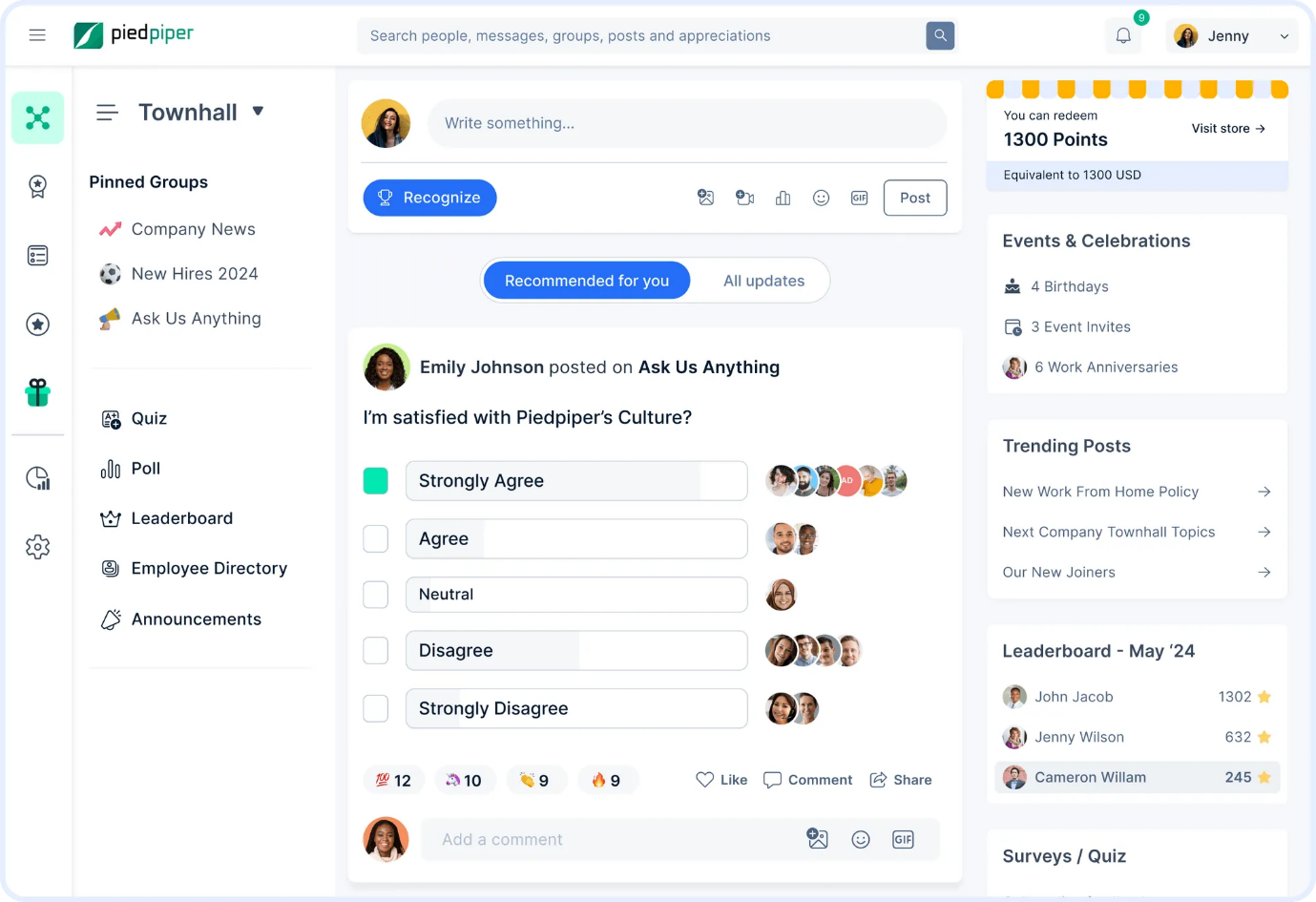 Empuls dashboard
