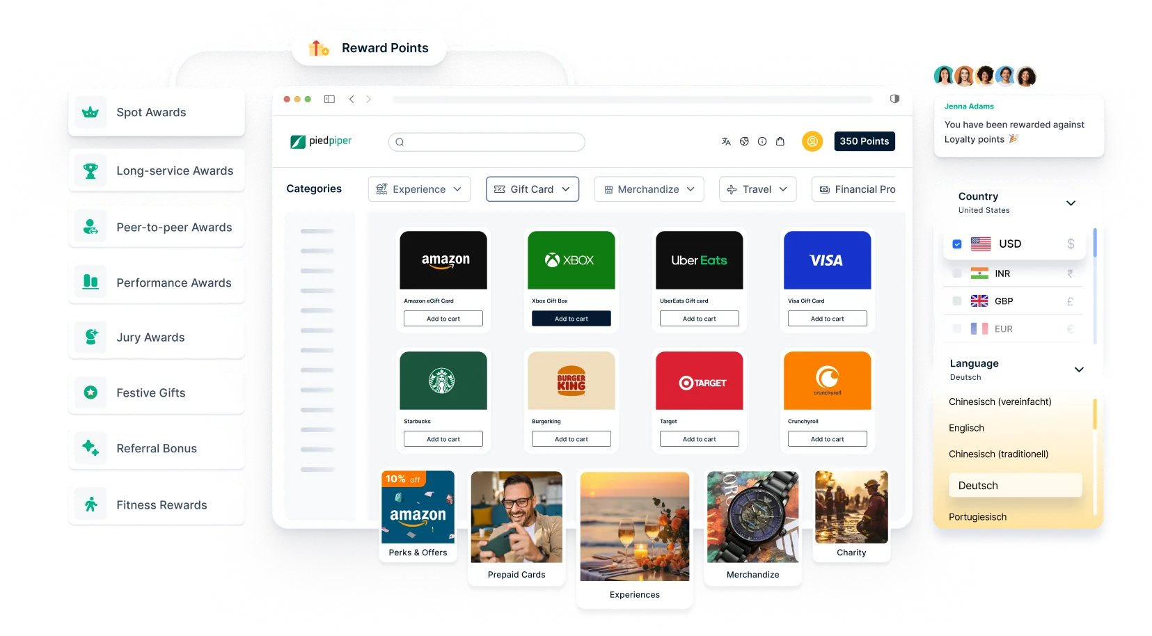 employee gifting platform
