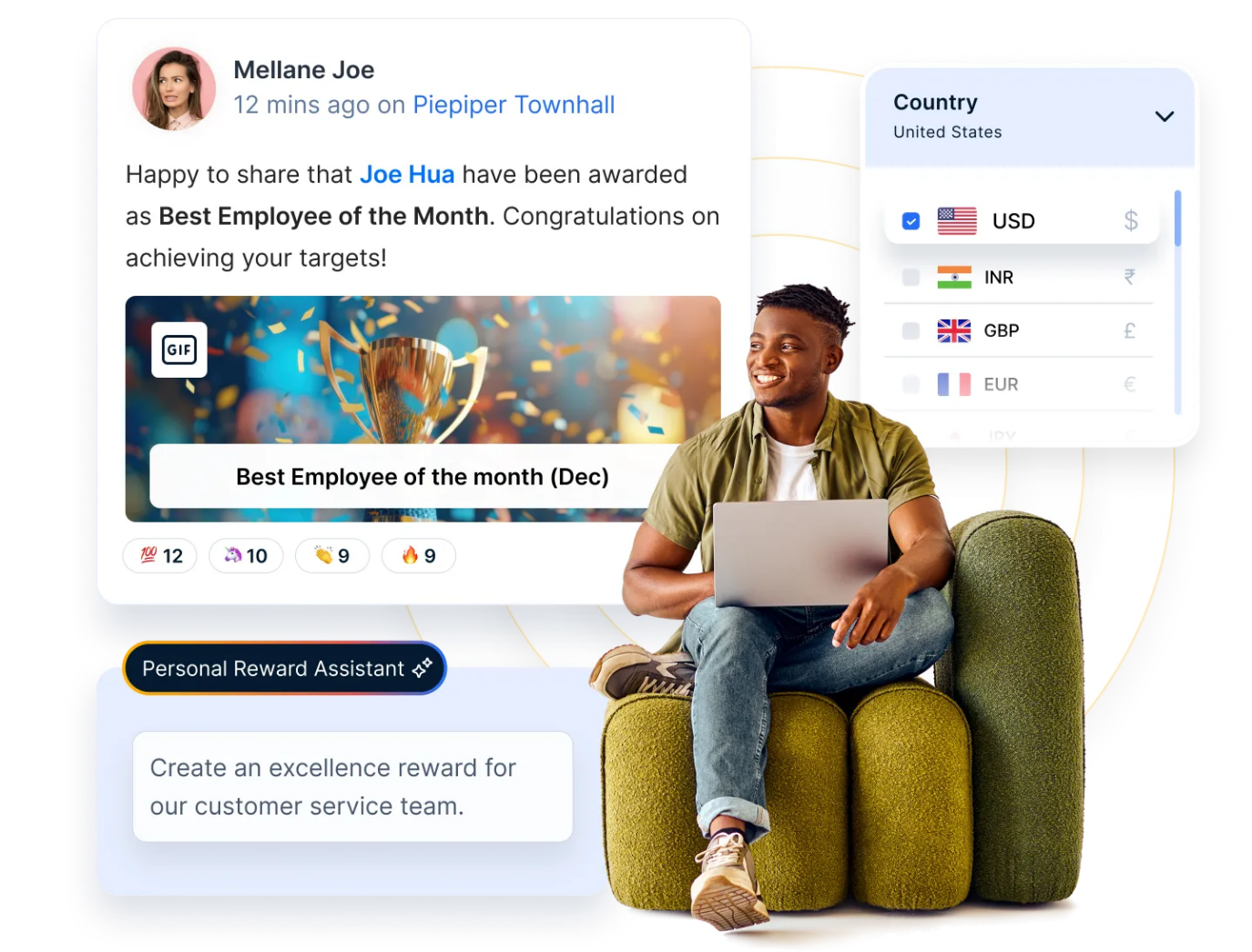 AI-powered recognition and rewards