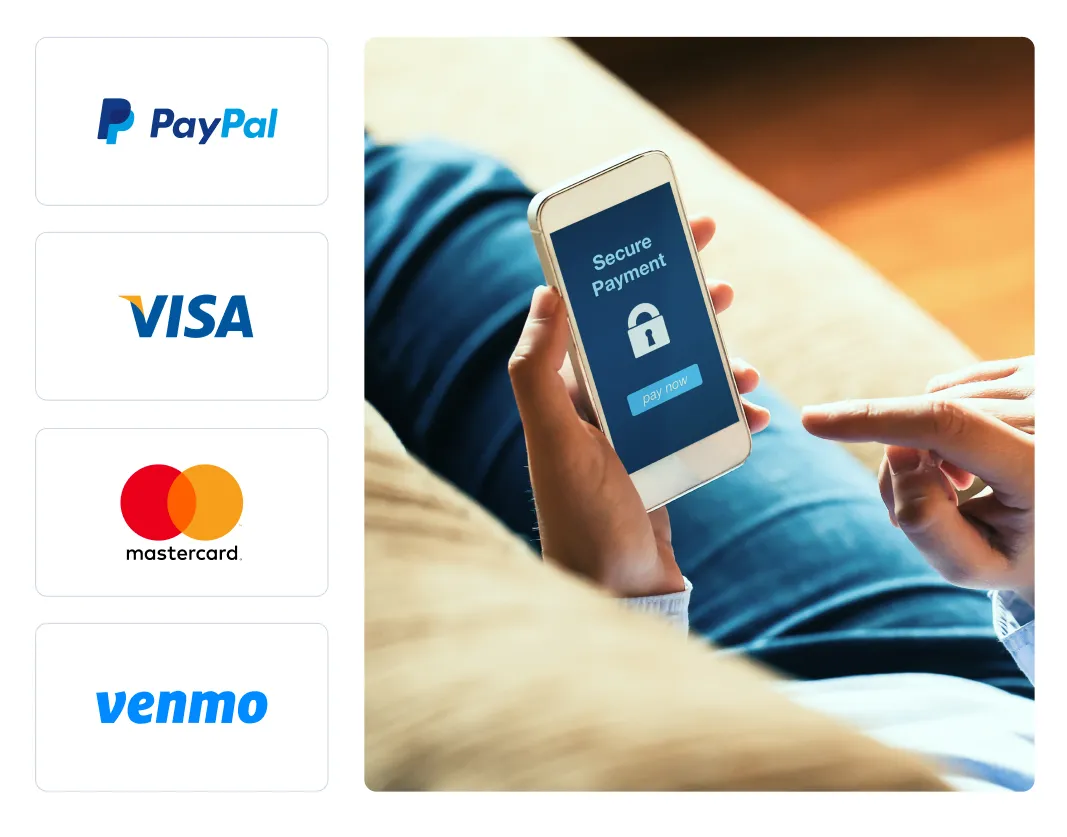 Visa or Mastercard prepaid cards 