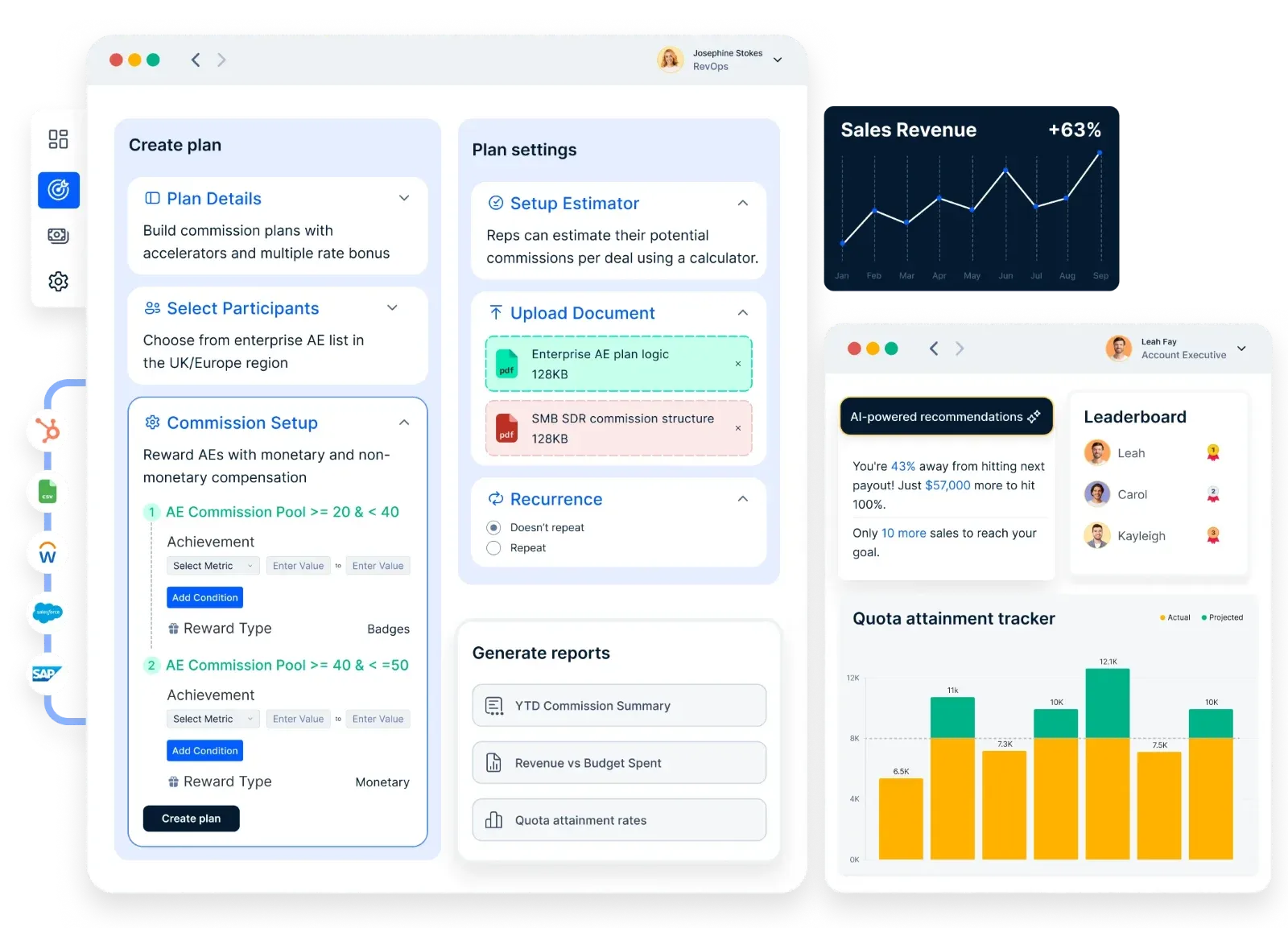 design and automate your sales bonus plan with Compass