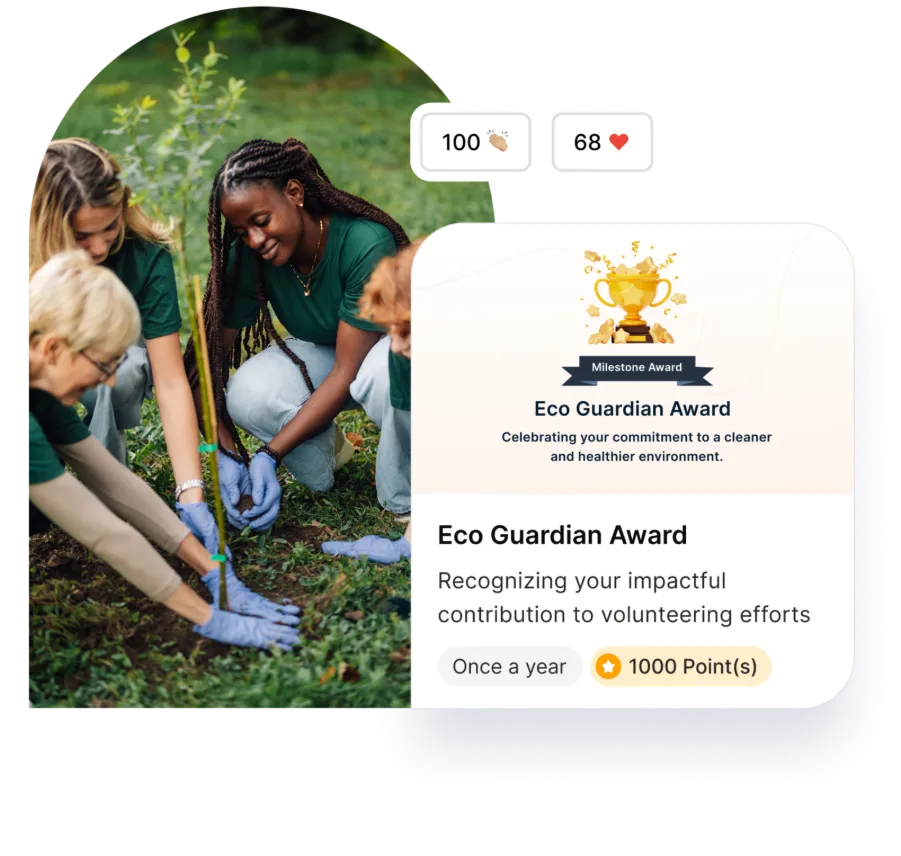 Empuls rewards for volunteering and social welfare