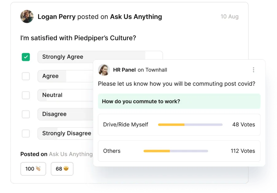 Empuls social intranet features