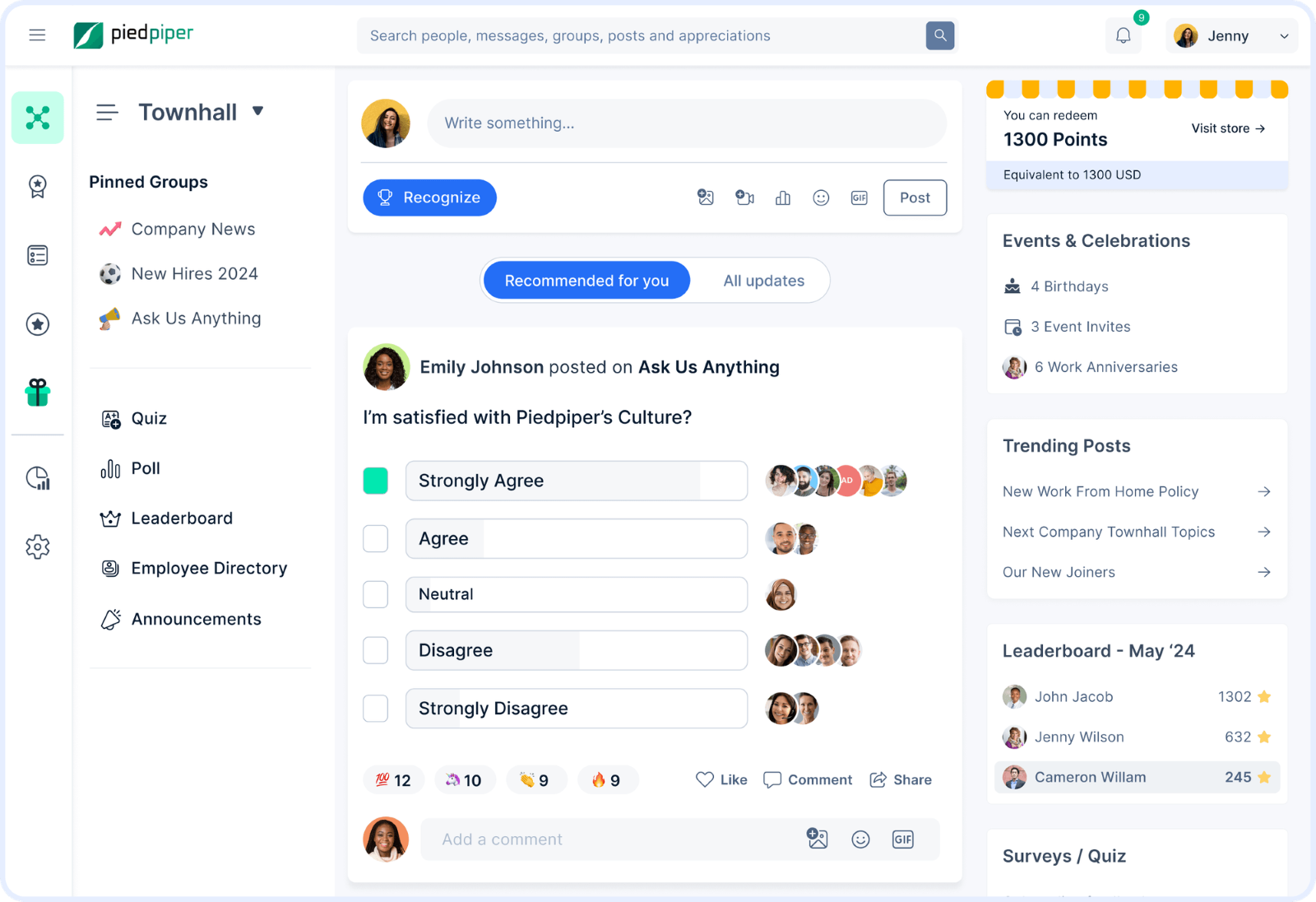 Empuls dashboard