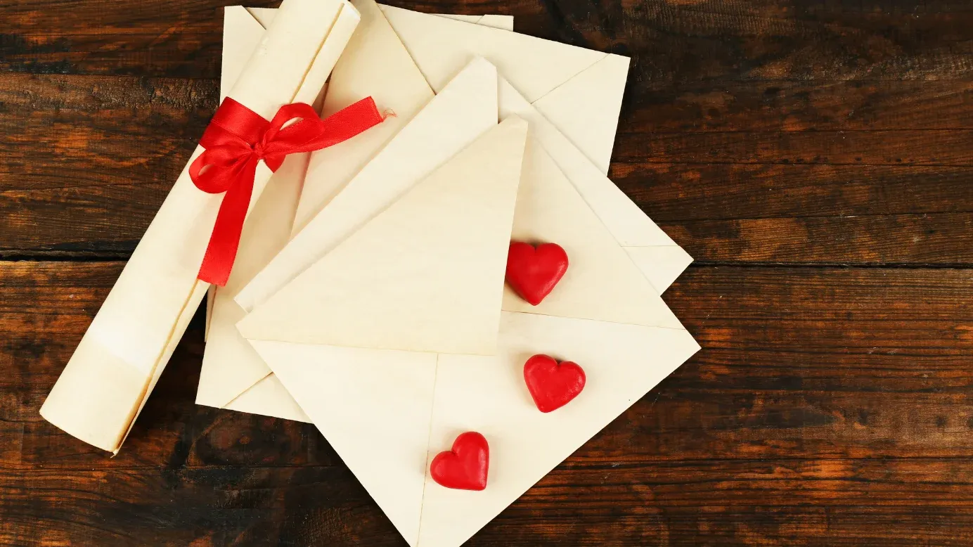 Handwritten love letters