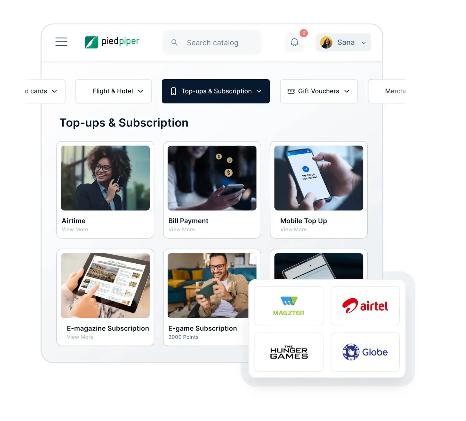 Servicios de suscripción