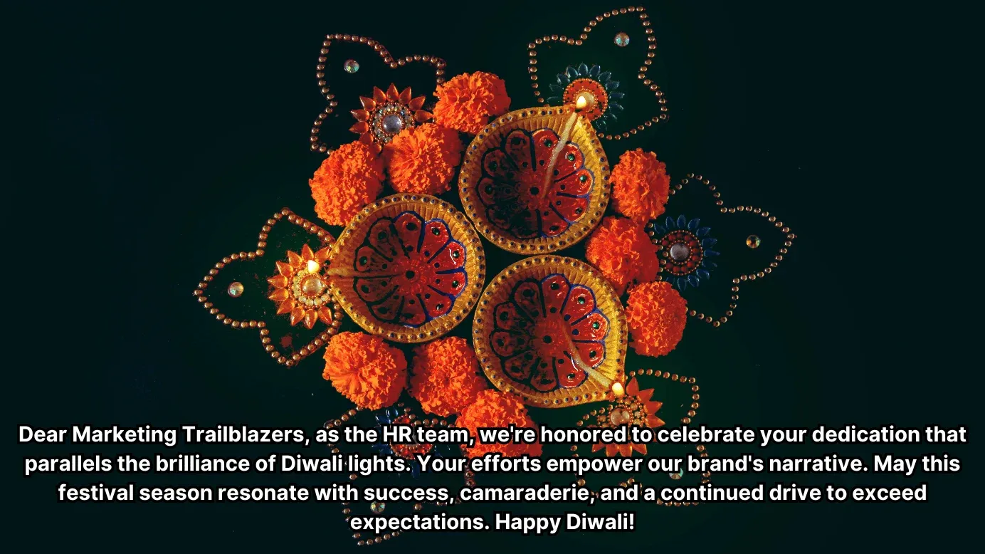 Diwali messages to HR team