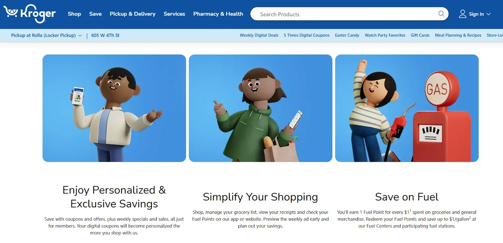 Carte Kroger Plus