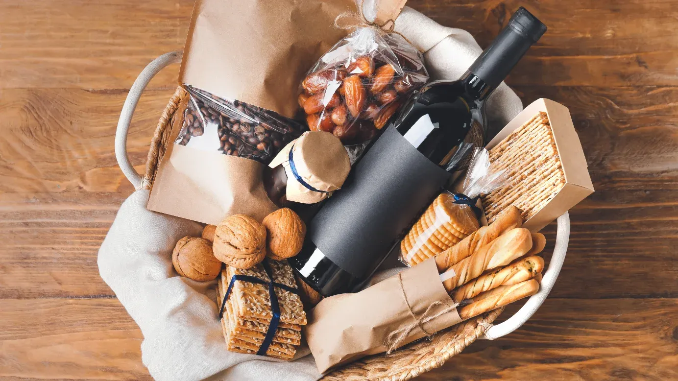 Gourmet gift baskets