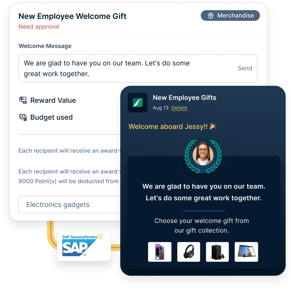 memorable welcome gifts from Empuls