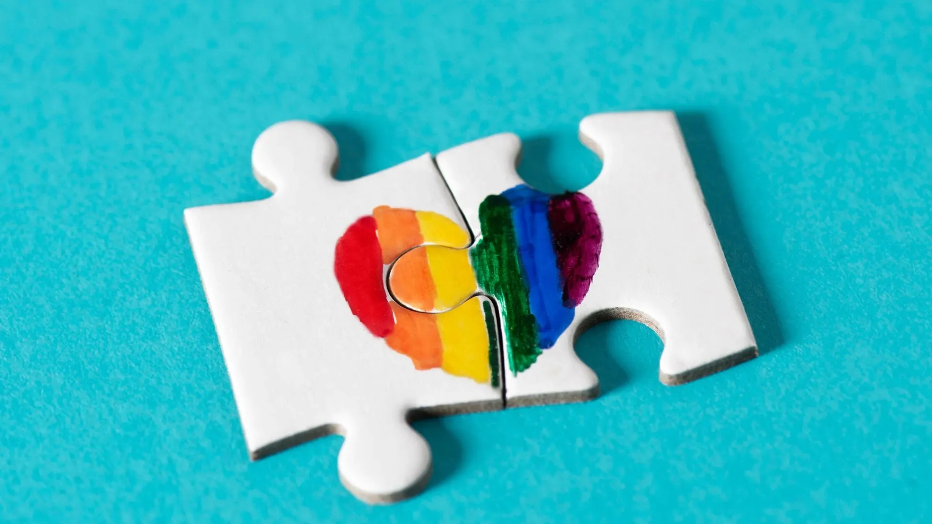 Pride flag puzzle