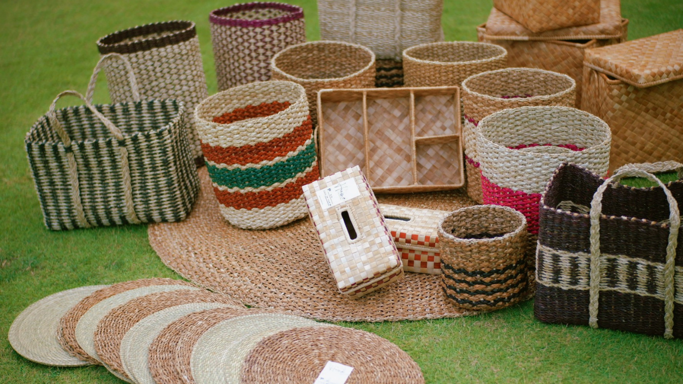 handwoven baskets