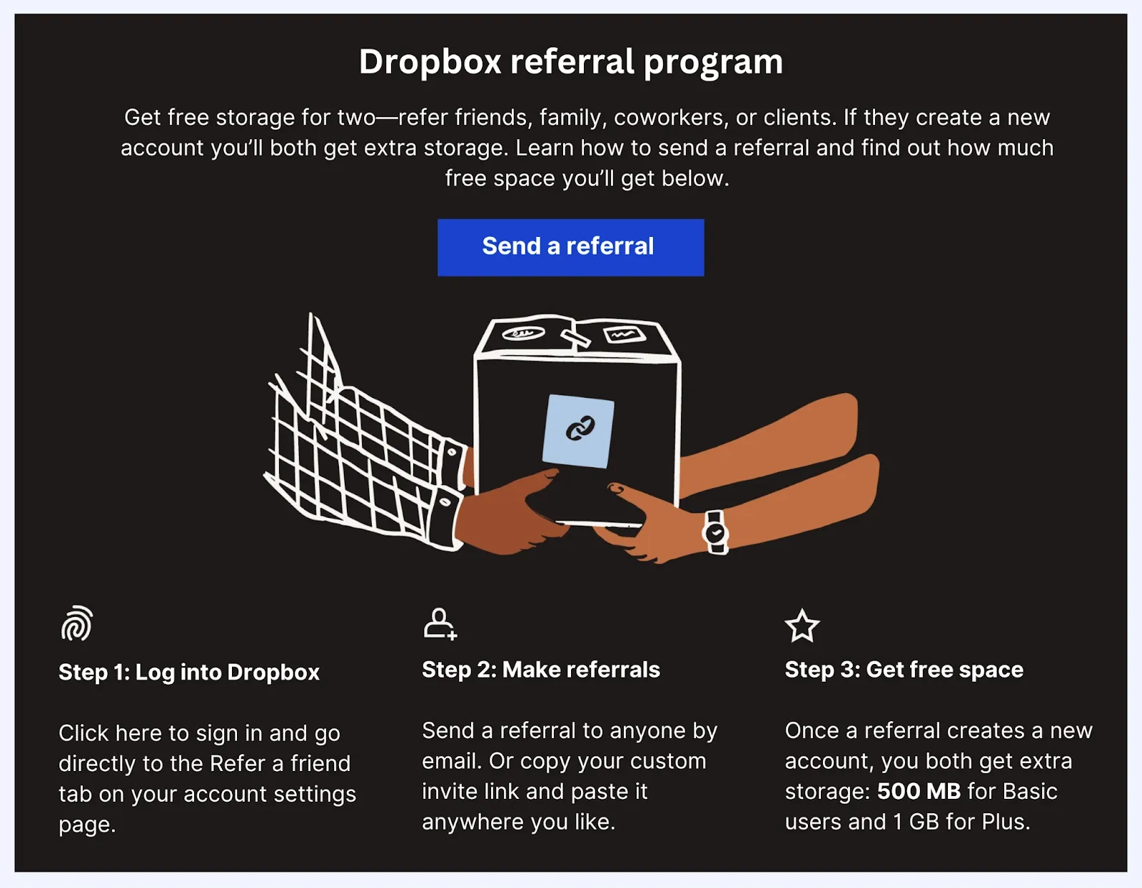 Program rujukan Dropbox