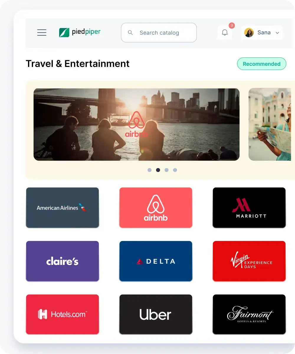 Travel & entertainment-Giftcard
