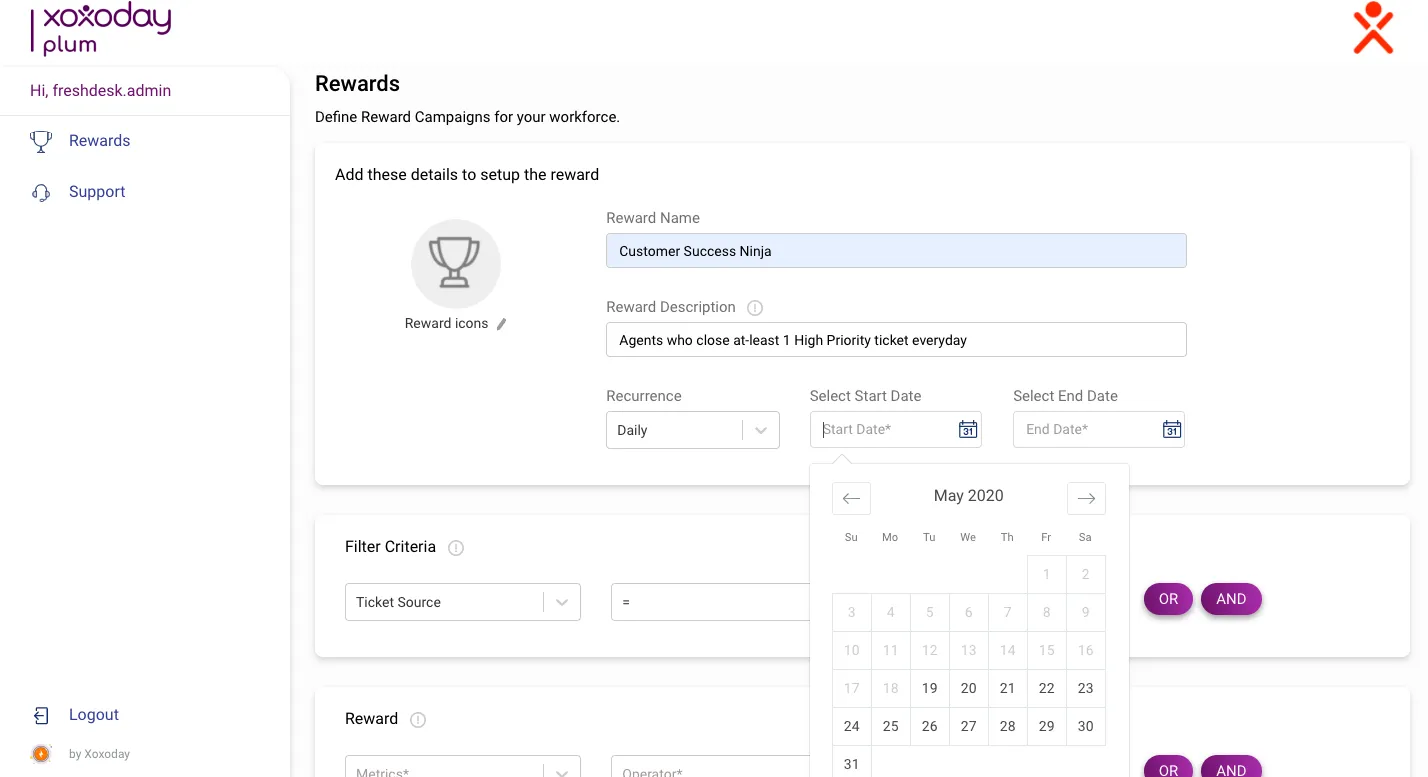 Reward campaigns